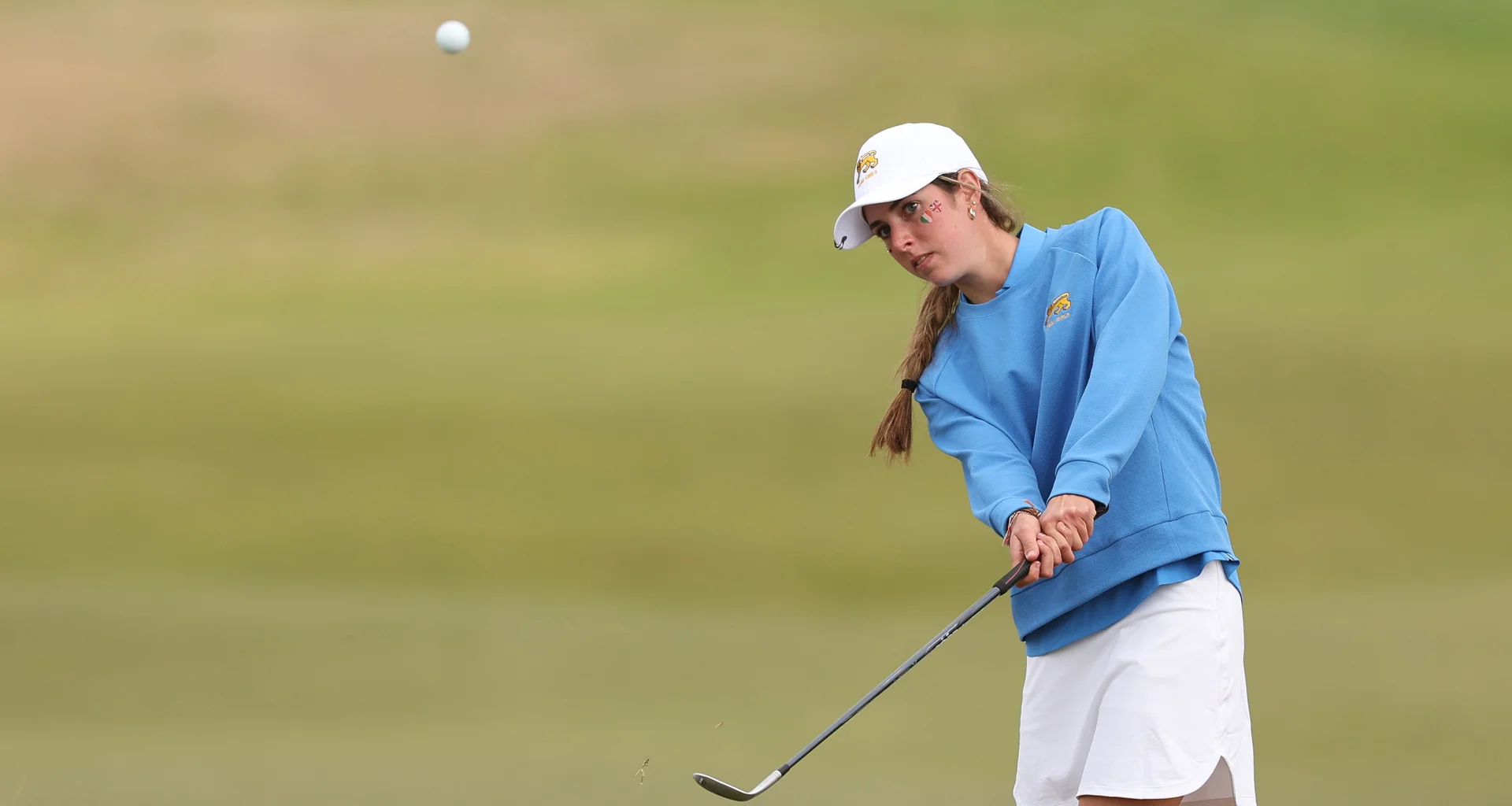 Mariella Buchanan in action during the 2026 Junior Vagliano Trophy at The Island, Ireland.