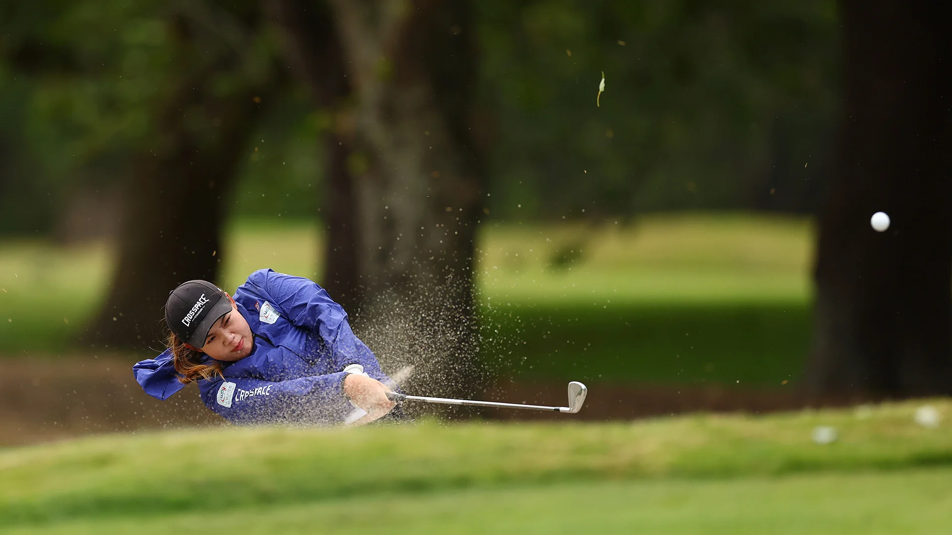 Jie-En Lin battles the trickier conditions on the final day 