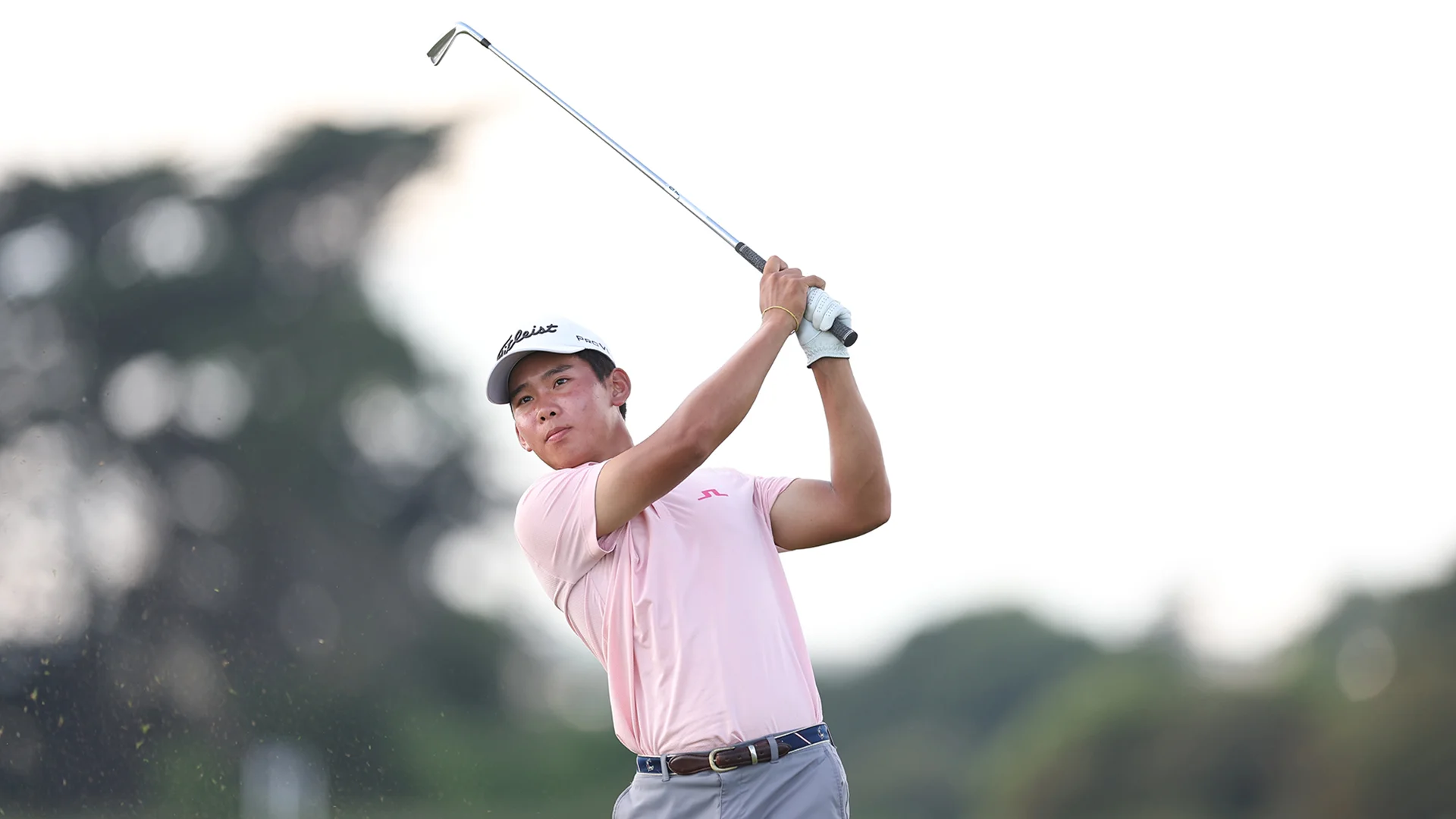 Kuan Zhou at the Boys' Amateur Championship