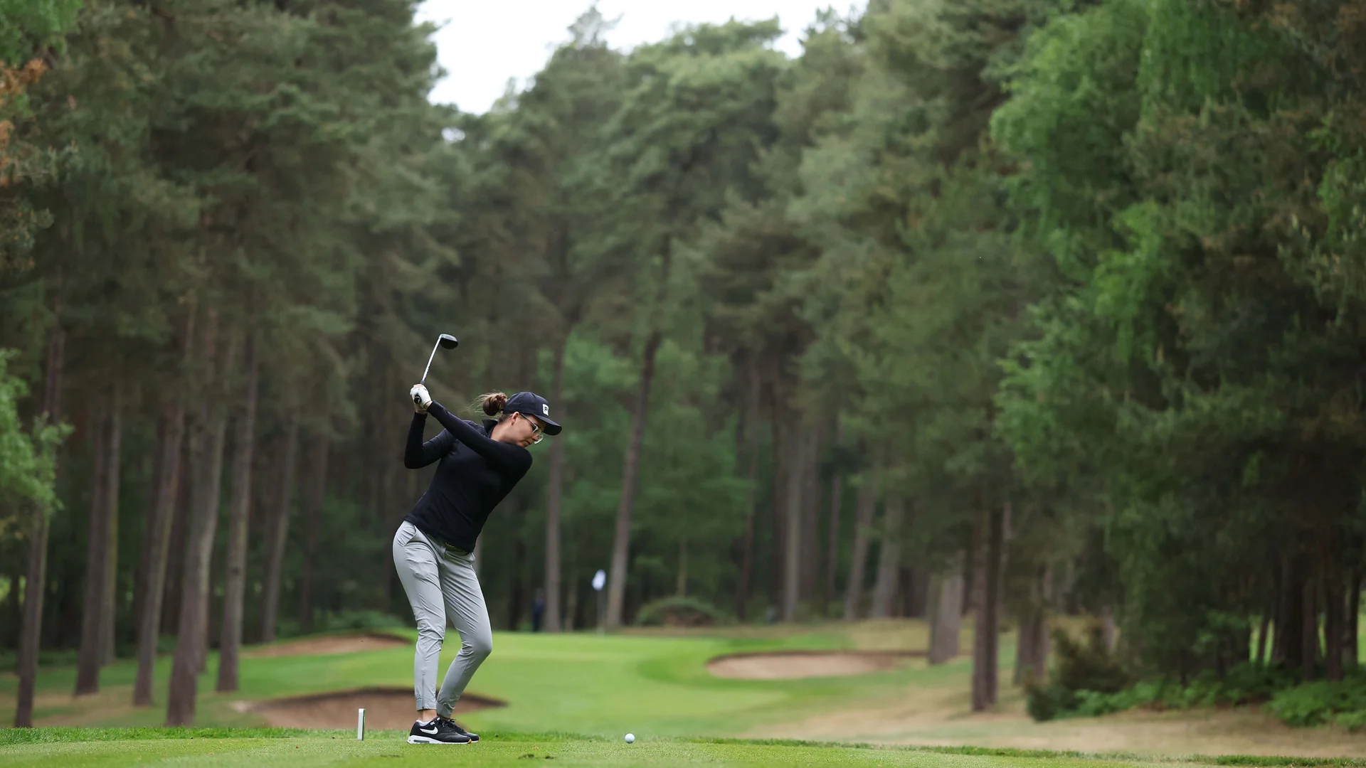 Daphne van Houten during day one of The G4D Open at Woburn, 2025.