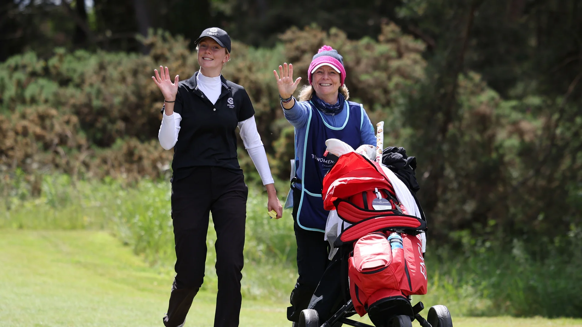 Patience Rhodes during Day One of The Women's Amateur Championship in Nairn.