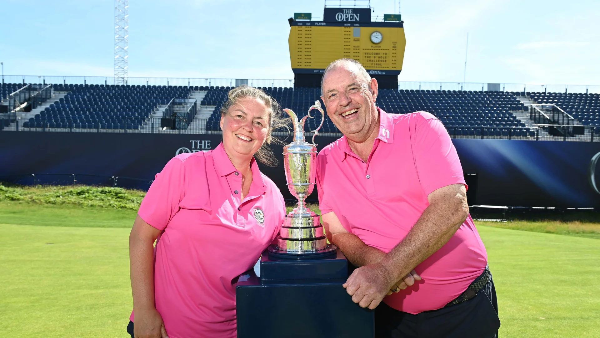 Irish duo Sharon Conway and Michael Wynne secured a win in The R&A 9 Hole Challenge Final at Royal Portrush.