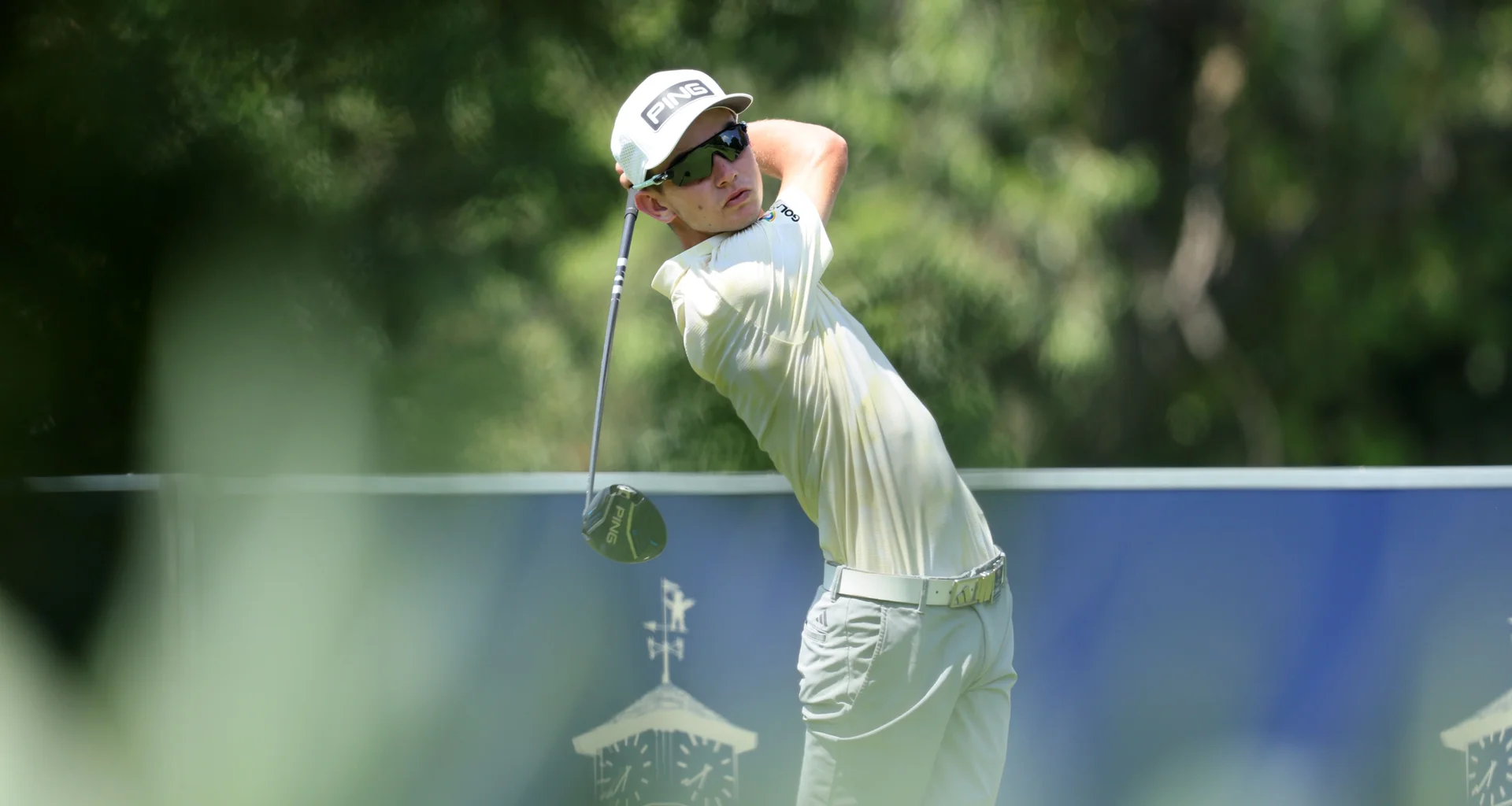 Ivan Verster in action during day three of the Africa Amateur Championship.