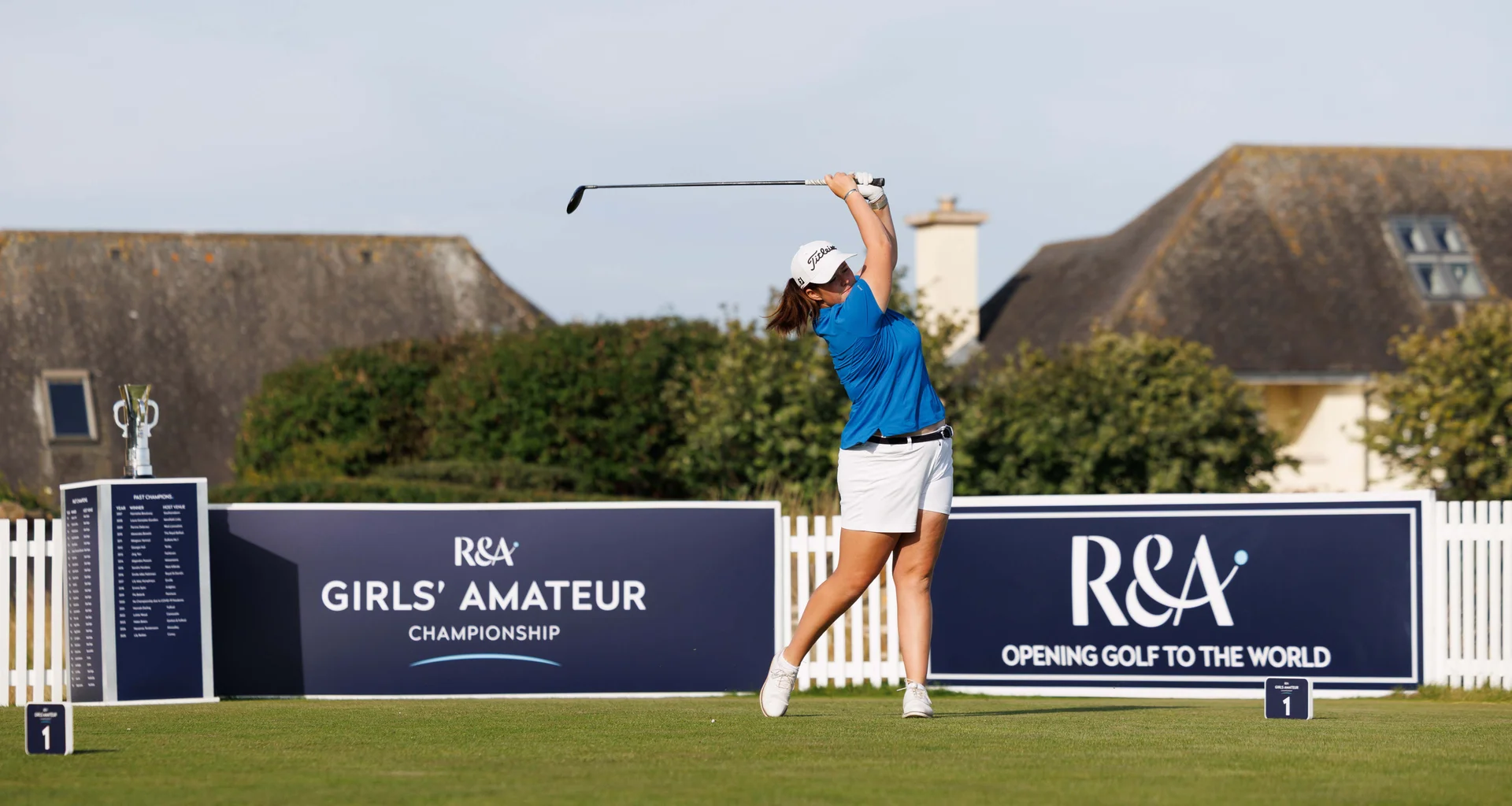 Melissa Keay in action at the 2026 Girls' Amateur Championship.