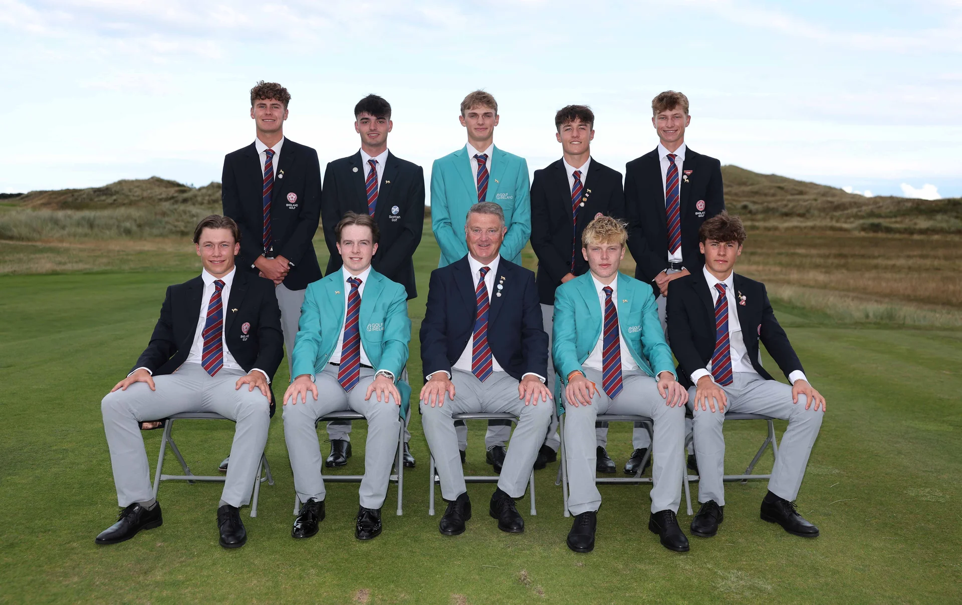 Team Great Britain and Ireland prior to the Jacques Leglise Trophy.