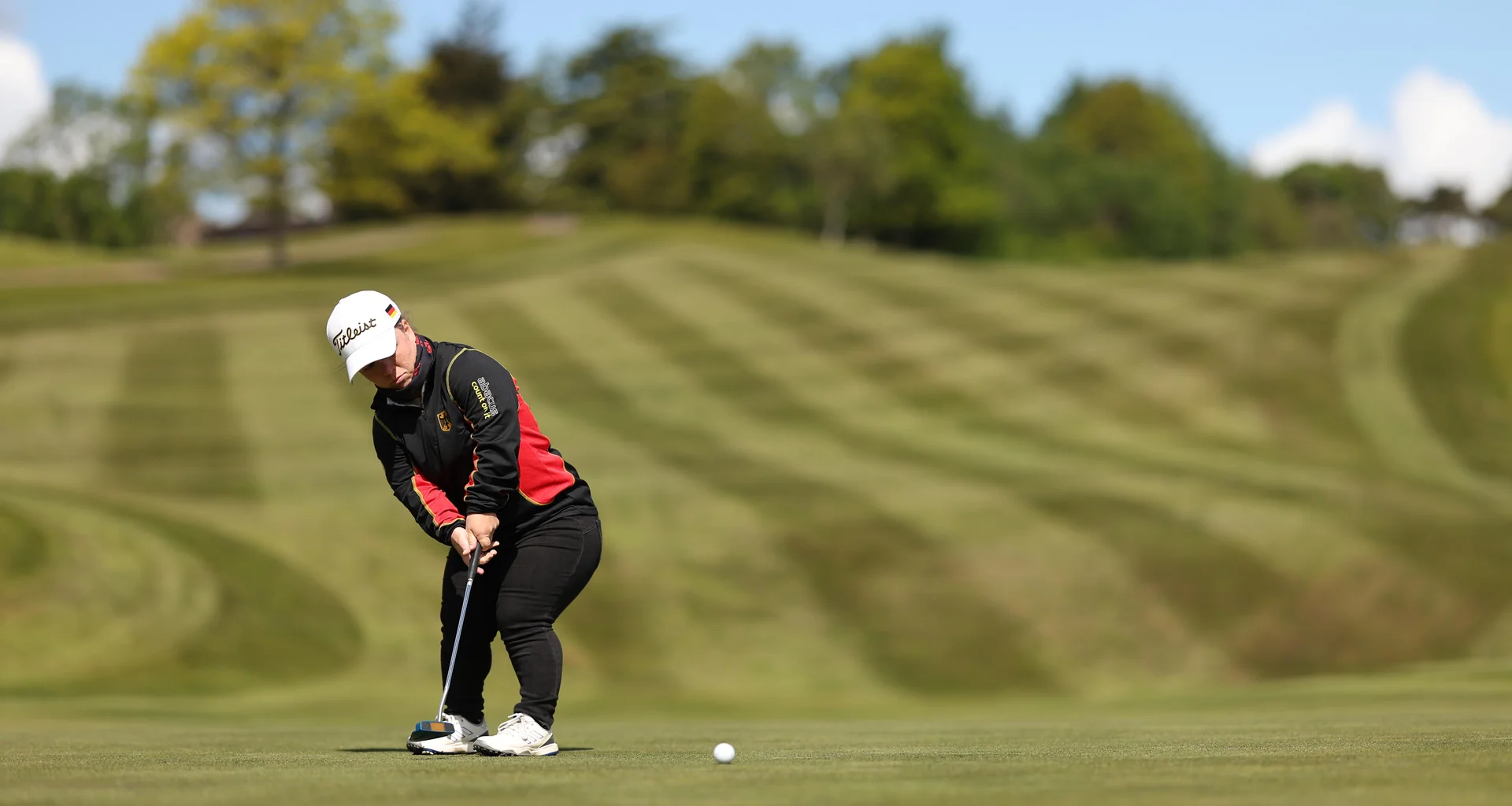 Jennifer Sräga of Germany during Day Two of The G4D Open at Celtic Manor Resort