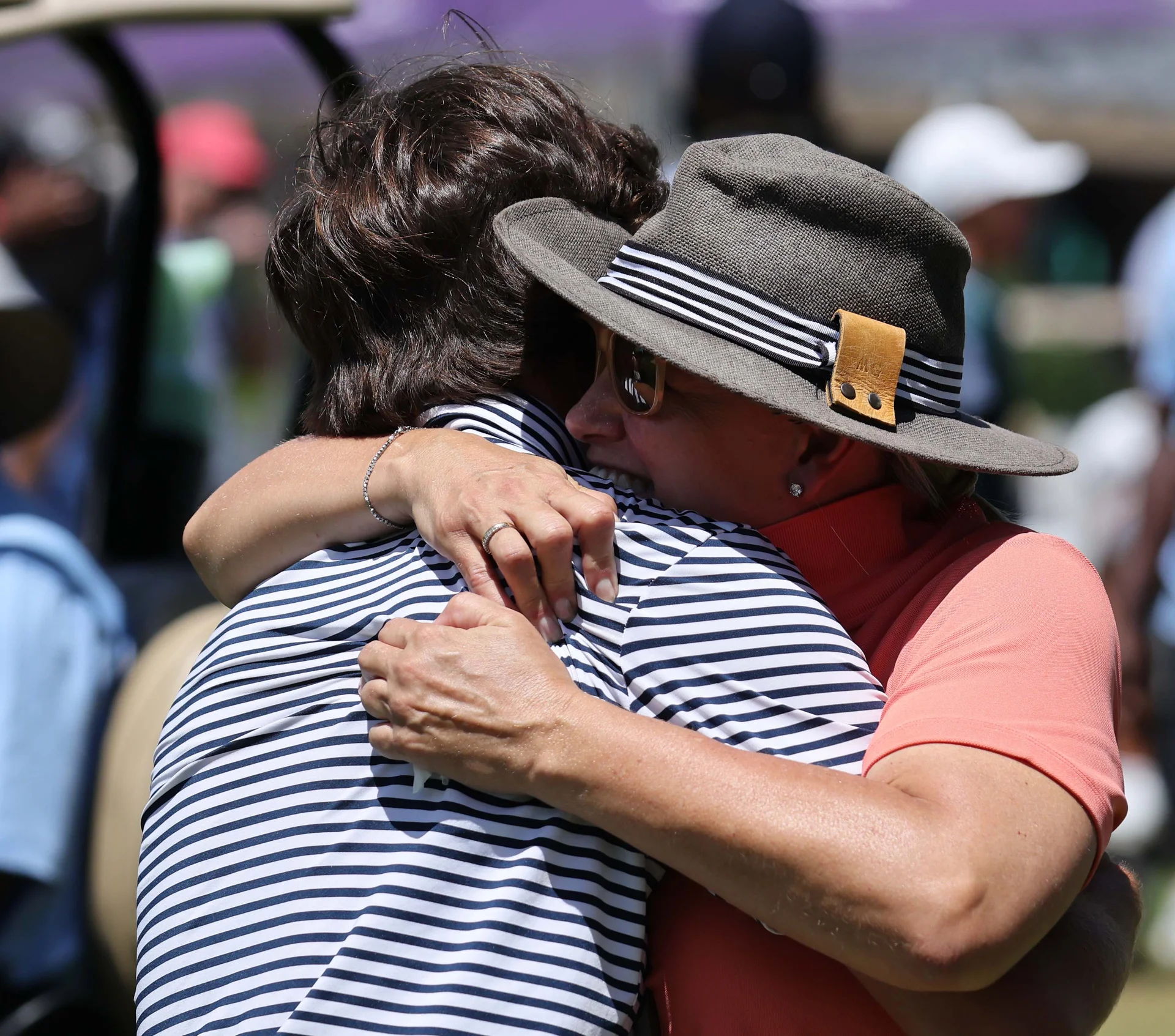 Jack Buchanan of South Africa is congratulated on his victory on the 18th green during Day Four of the Africa Amateur Championship at Royal Johannesburg