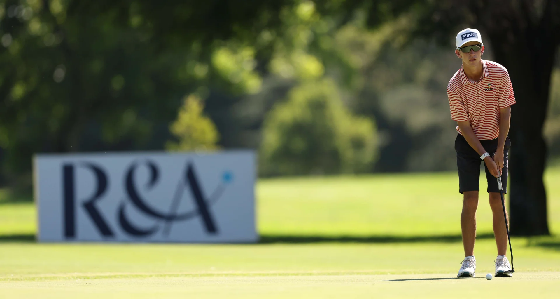Ivan Verster in action during the second round of the Africa Amateur Championship at Royal Johannesburg.