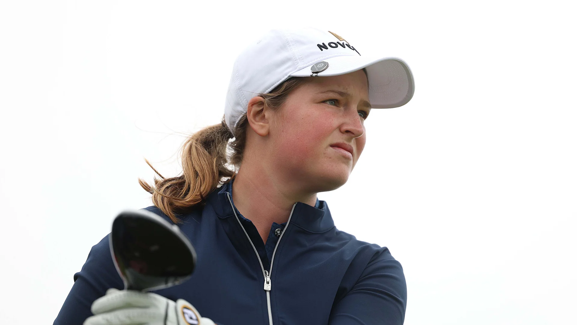 Lottie Woad in action at the ISPS HANDA Women's Scottish Open.