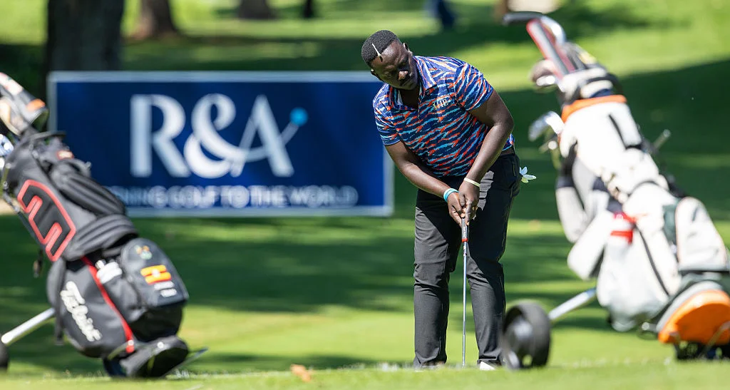 Joseph Kasozi of Uganda during a practice round at Royal Johannesburg on February 03, 2026 in Johannesburg,