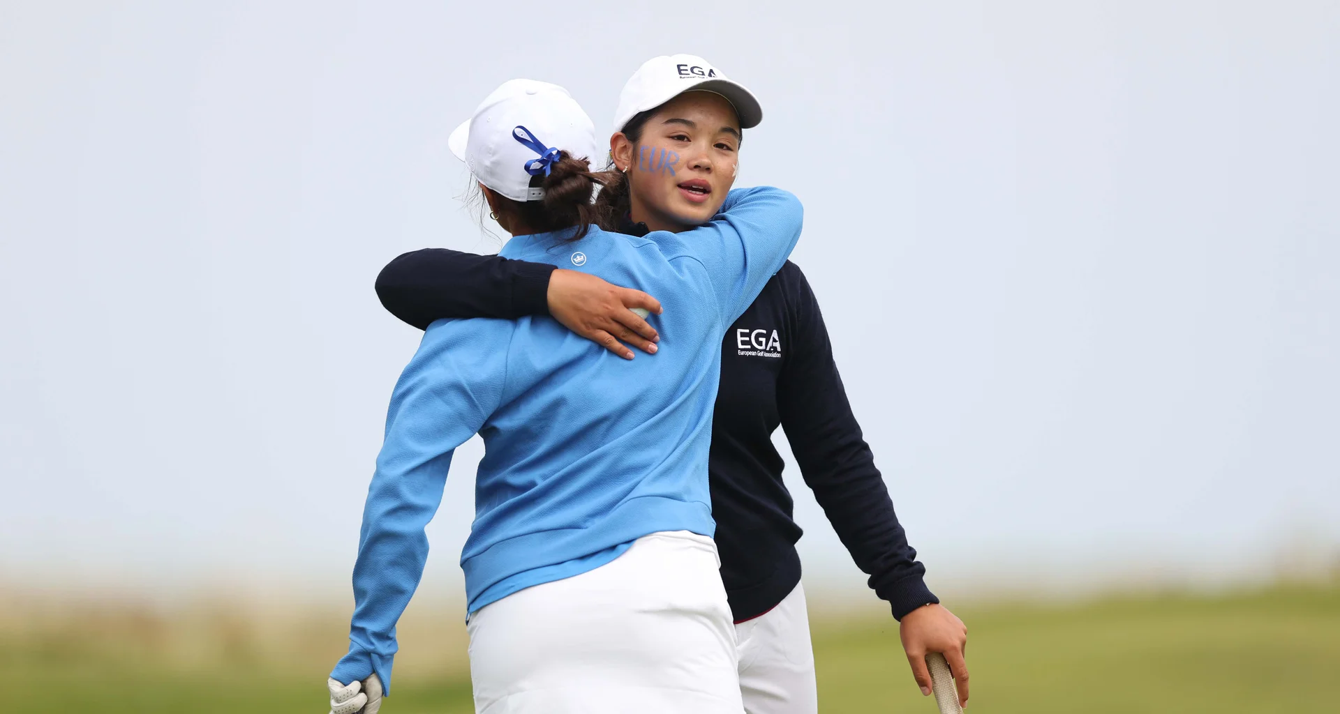 Lana Guyot in action during the 2026 Junior Vagliano Trophy at The Island, Ireland.