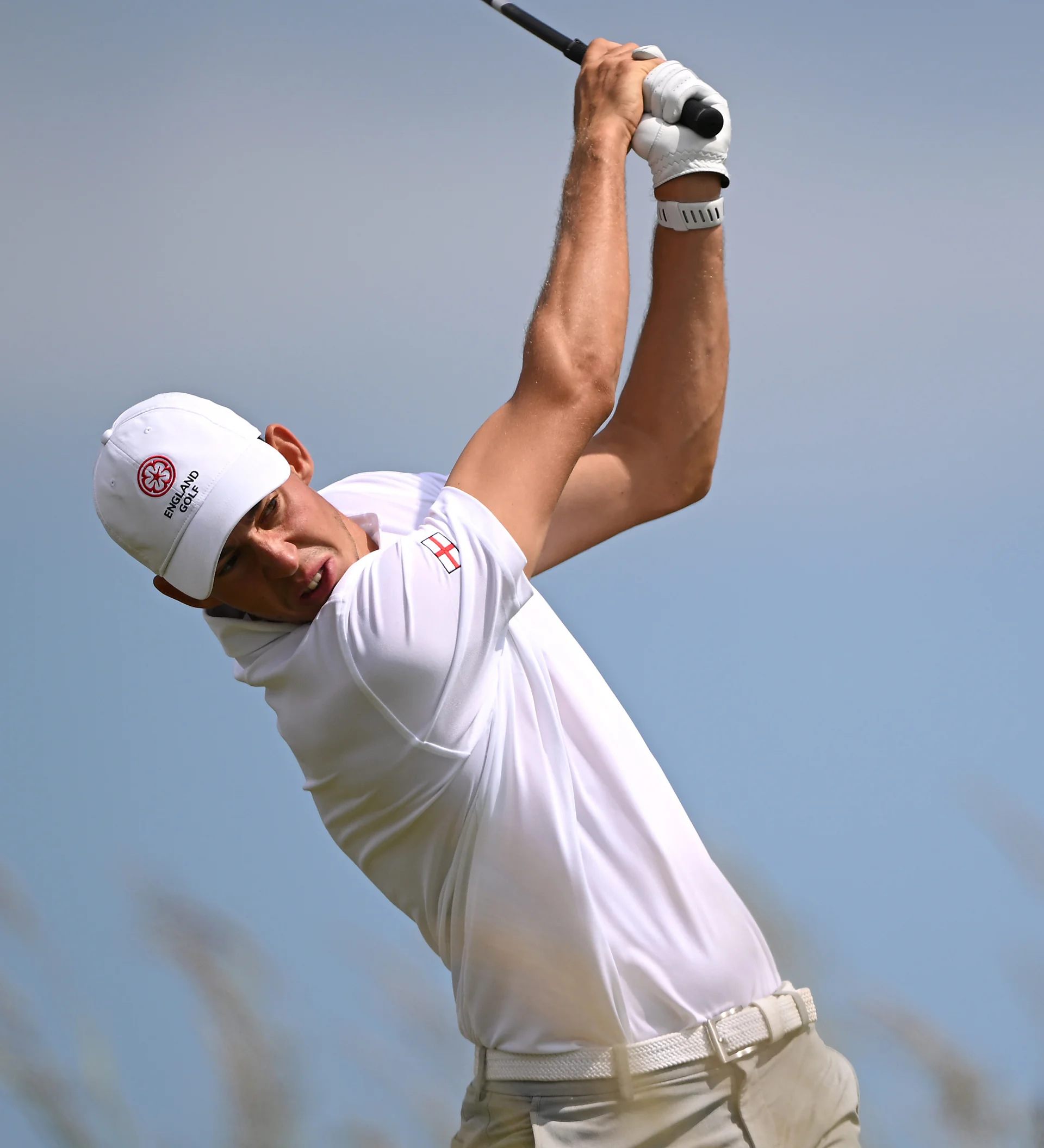 An image of Josh Hill in action.