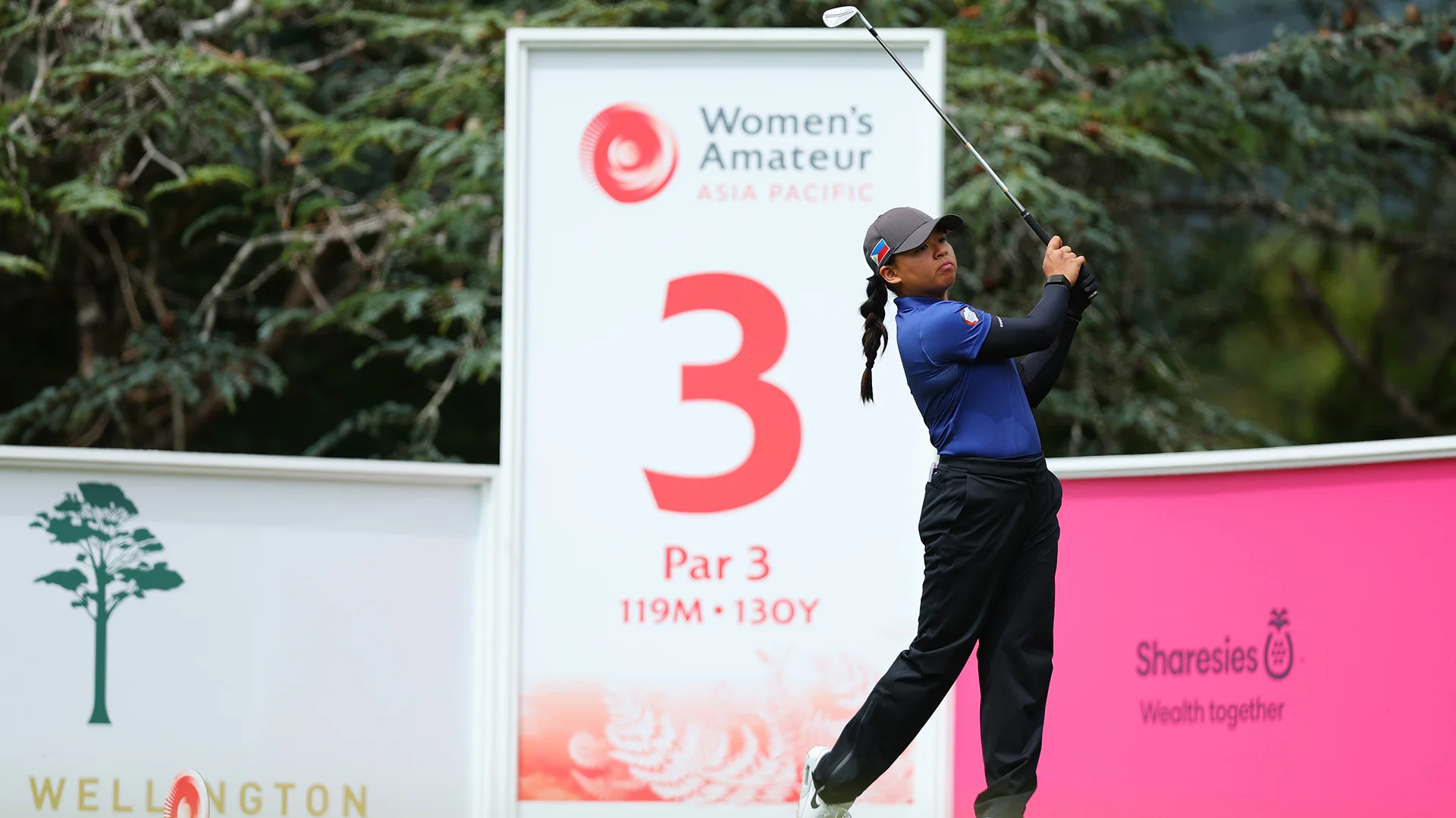 Rianne Malixi on Royal Wellington's third hole