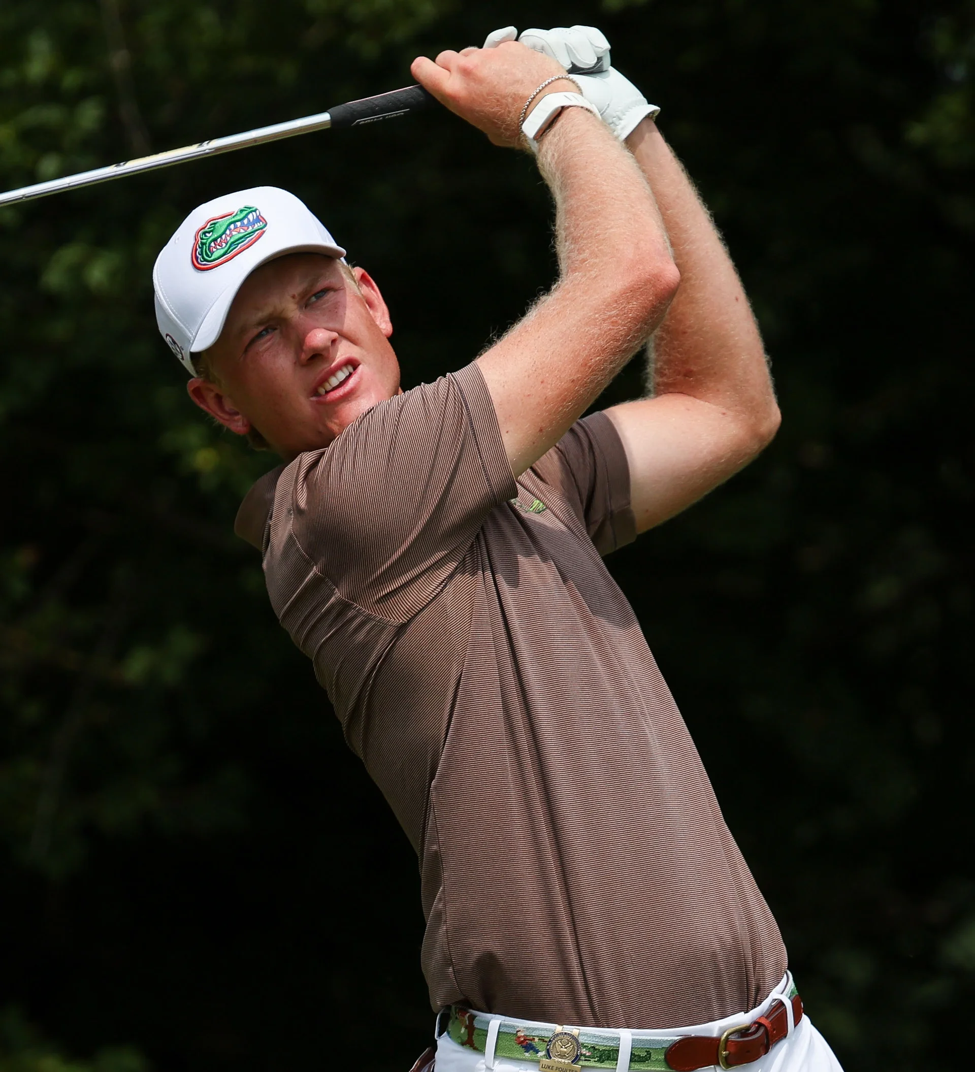 An image of Luke Poulter in action.