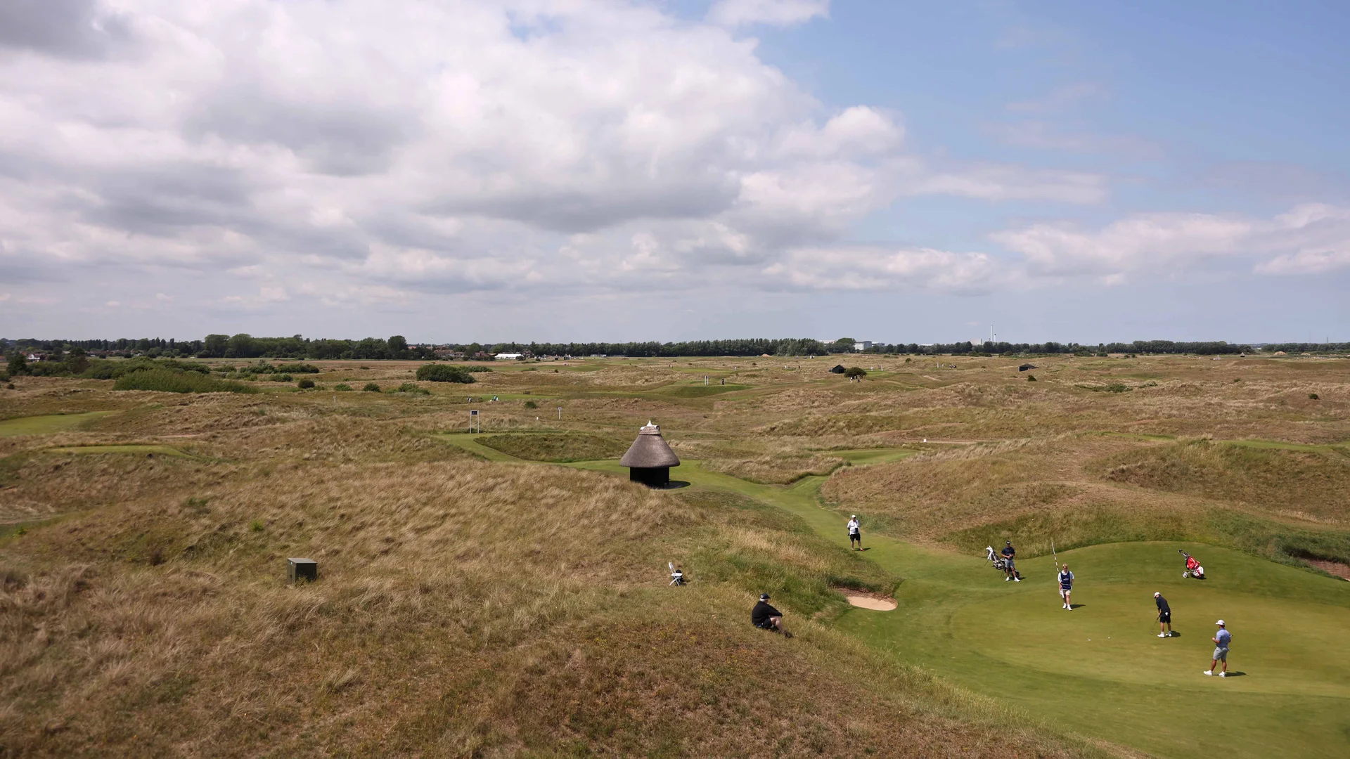 Royal St George's during day one of The Amateur Championships. June 2025.