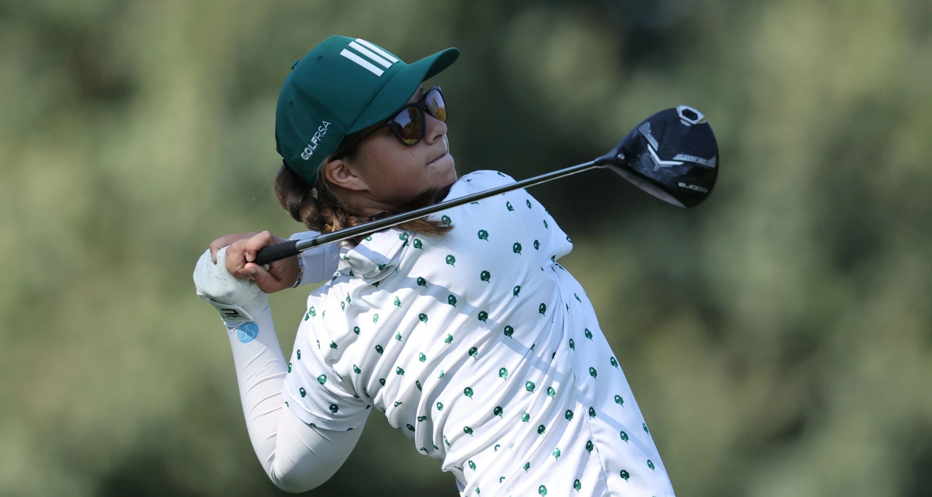  Lisa Coetzer in action during the second round of the Africa Amateur Women's Invitational at Royal Johannesburg.