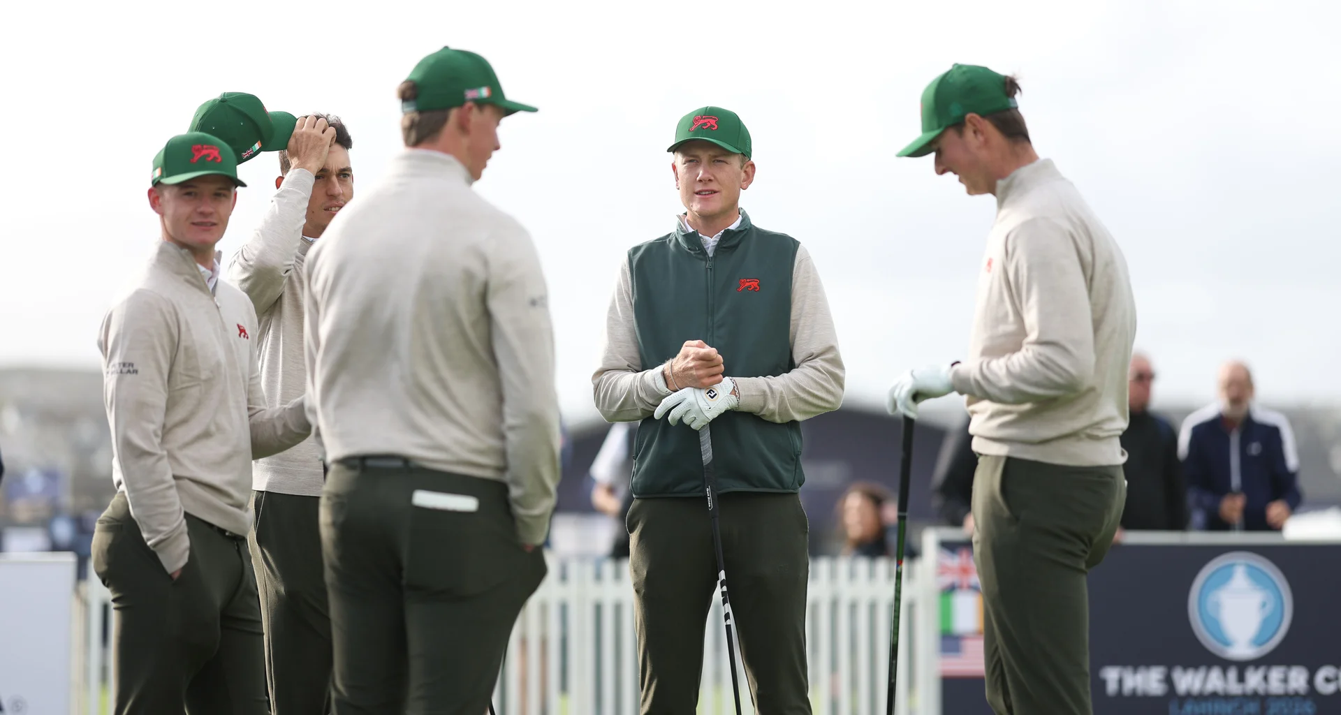 The GB&I team during practice for the 51st Walker Cup at Lahinch.
