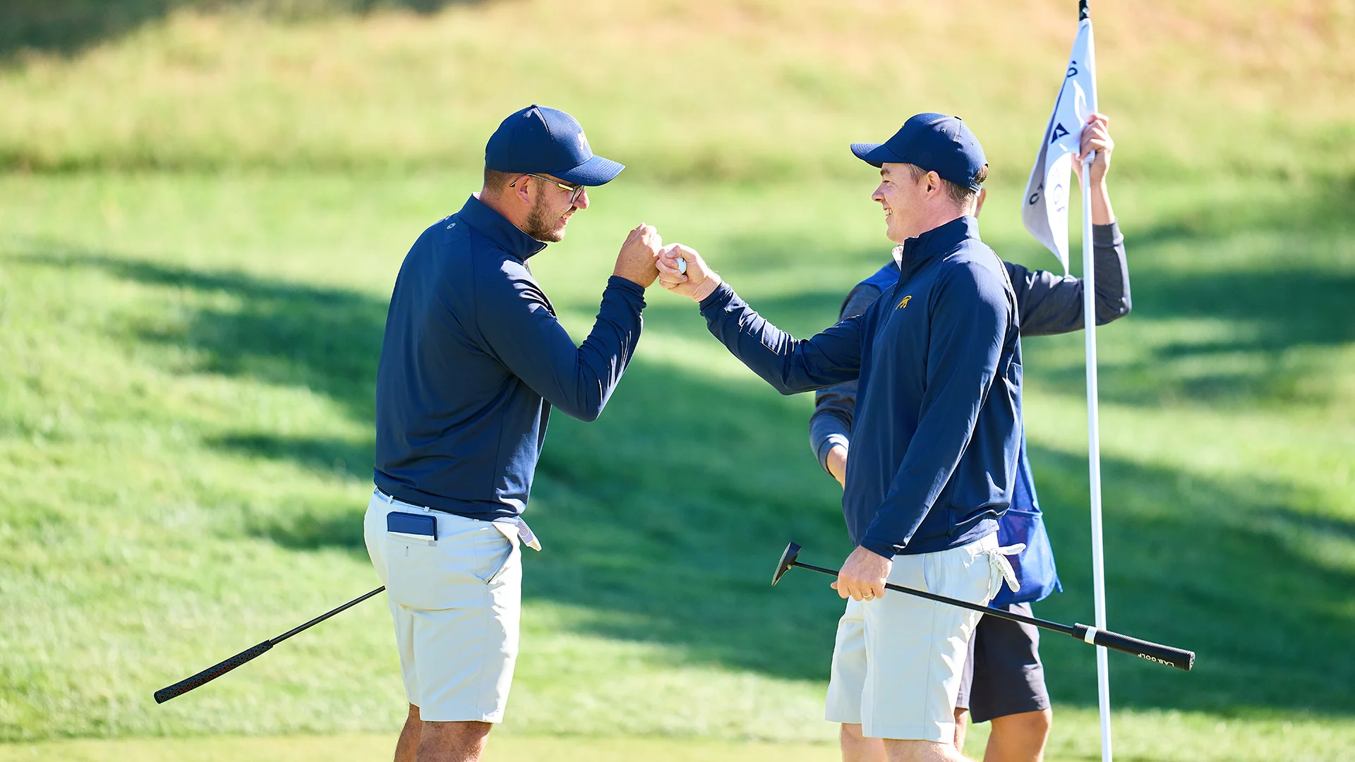 Eliot Baker and Stuart Grehan at the 2025 St Andrews Trophy