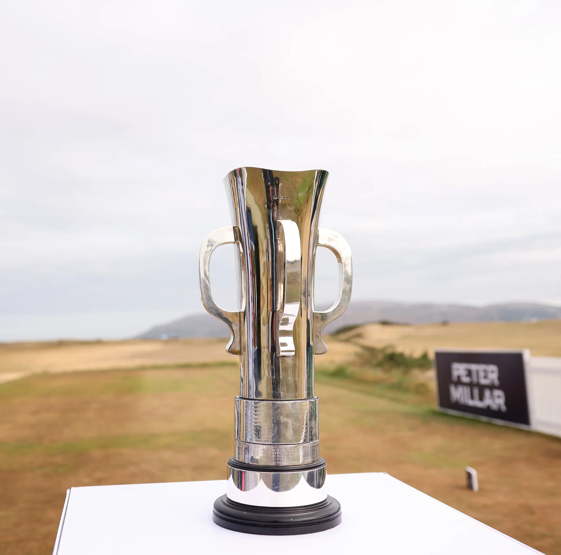 The Girls' Amateur Championship trophy.