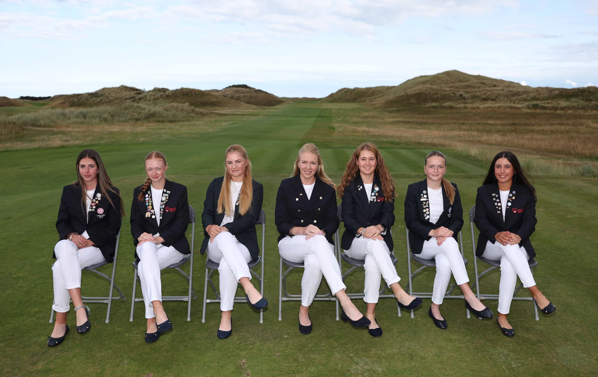 Team Great Britain and Ireland prior to the Junior Vagliano Trophy.