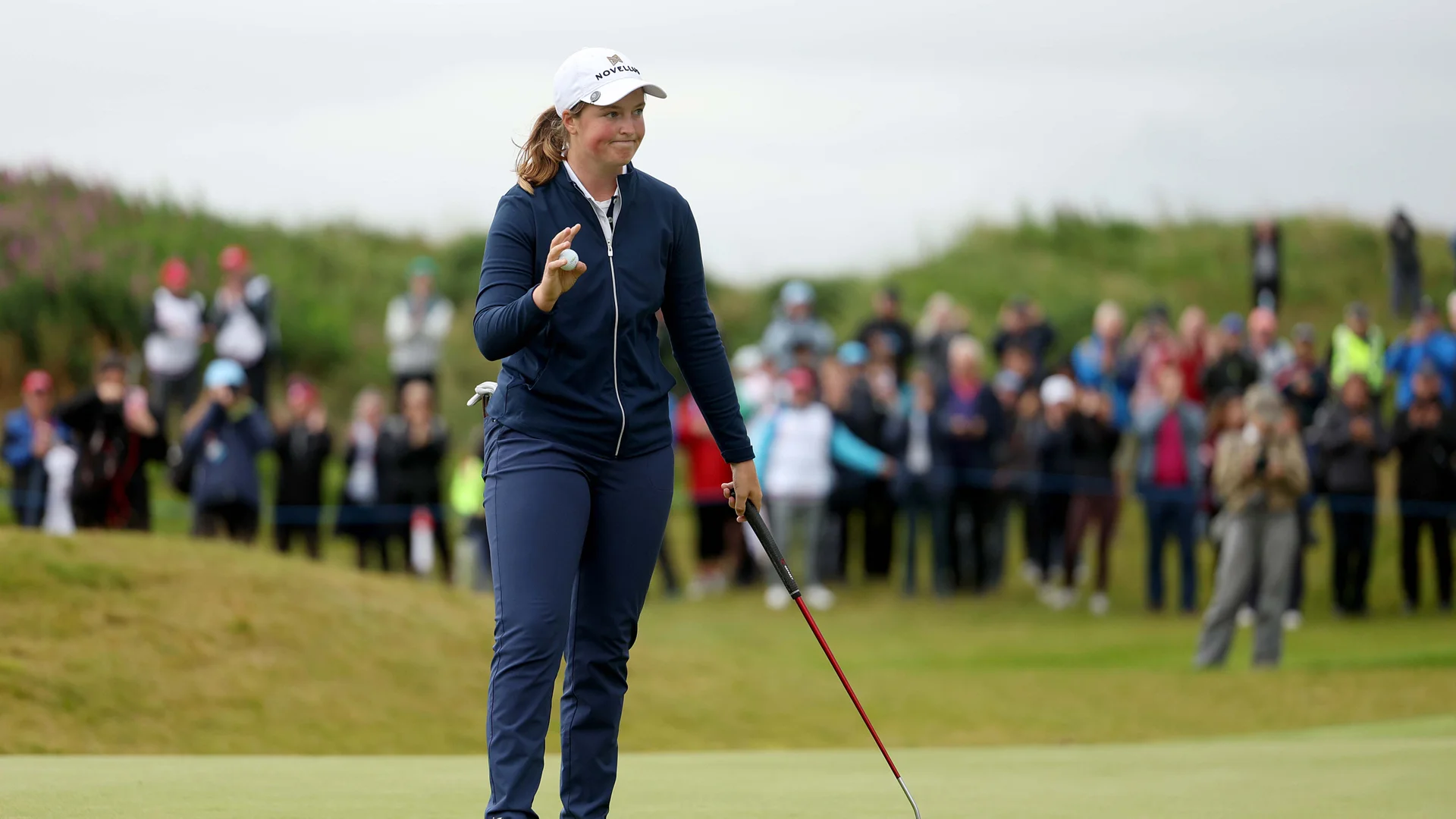 Lottie Woad at the ISPS HANDA Scottish Women's Open.