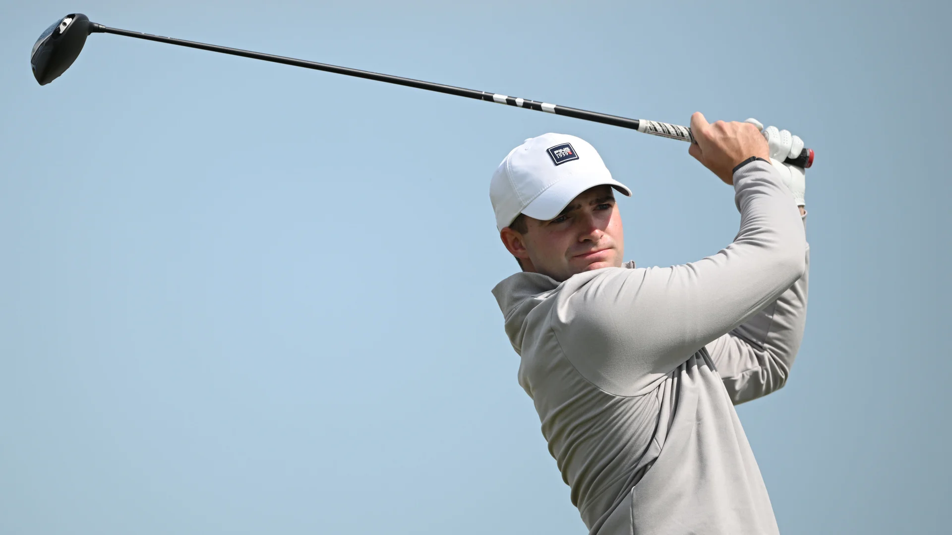 Dominic Clemons during a practice round at Royal Cinque Ports ahead of the 130th Amateur Championship.