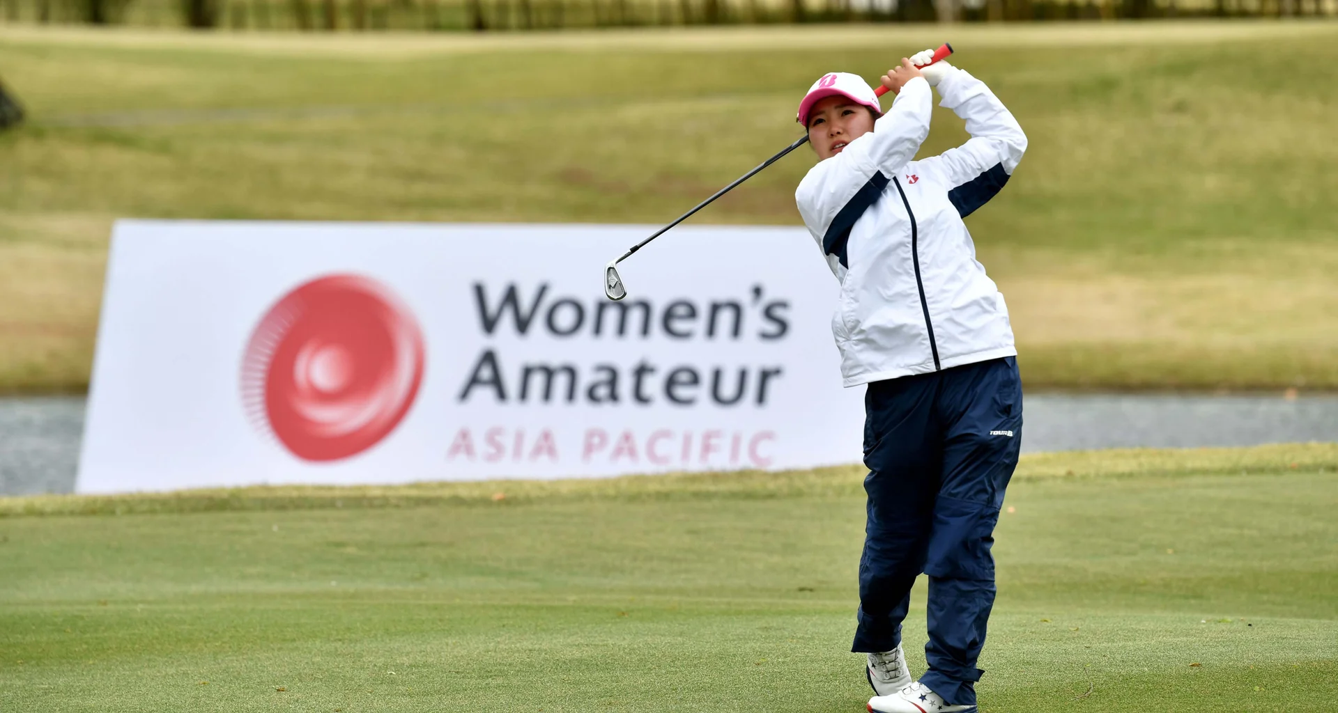 Ayaka Furue during the Women's Amateur Asia Pacific Championship in 2019.