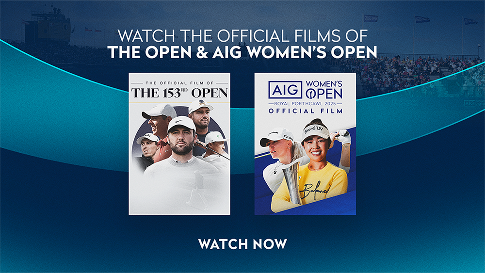 Watch the official films of The Open and AIG Women's Open.