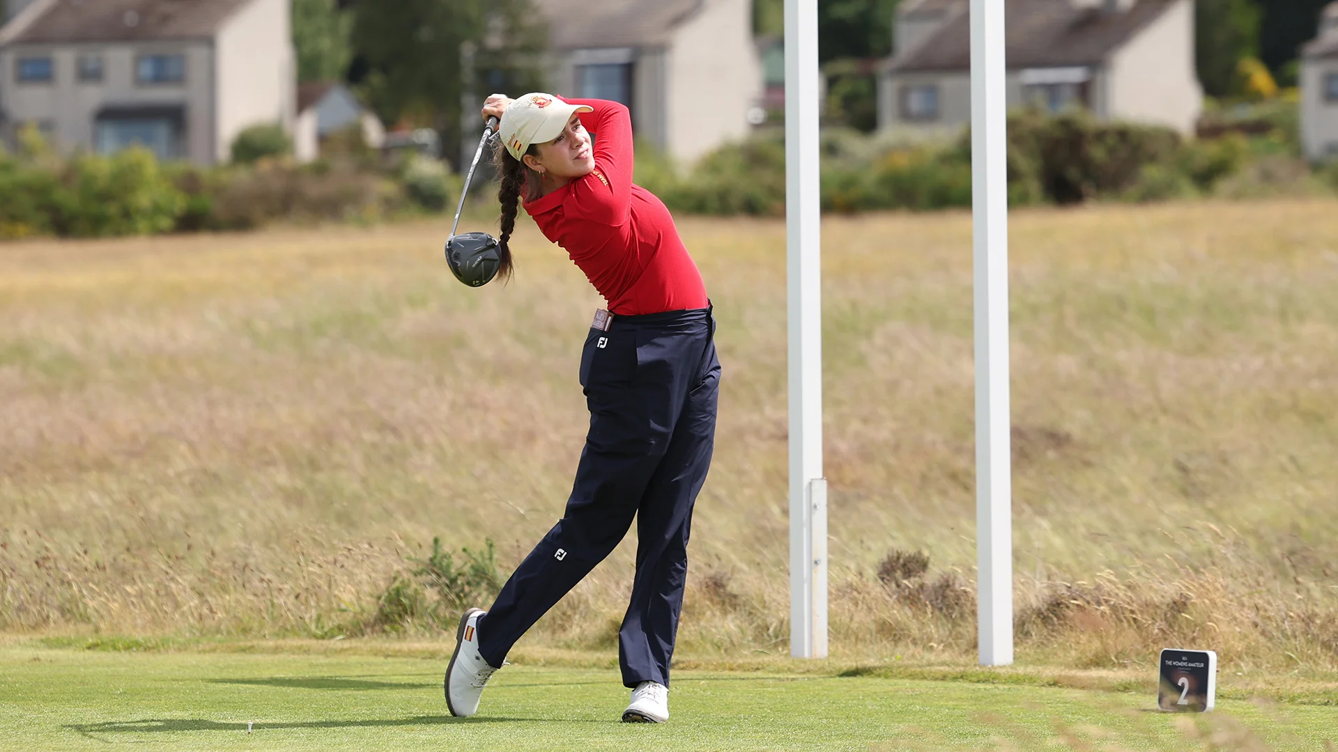 Paula Martin Sampedro of Spain on her way to the quarter-finals of The Women's Amateur Championship