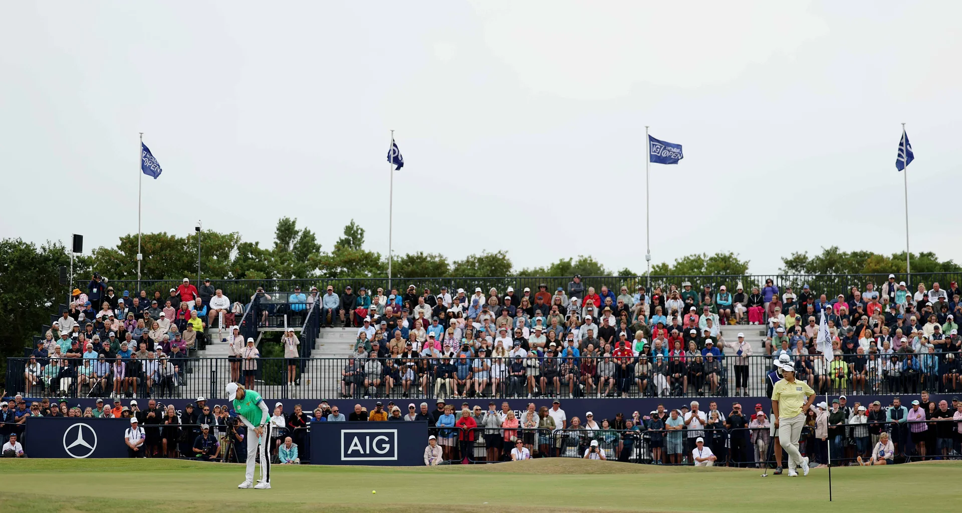 Shiho Kuwaki in action at the 2026 AIG Women's Open at Royal Lytham & St Annes.