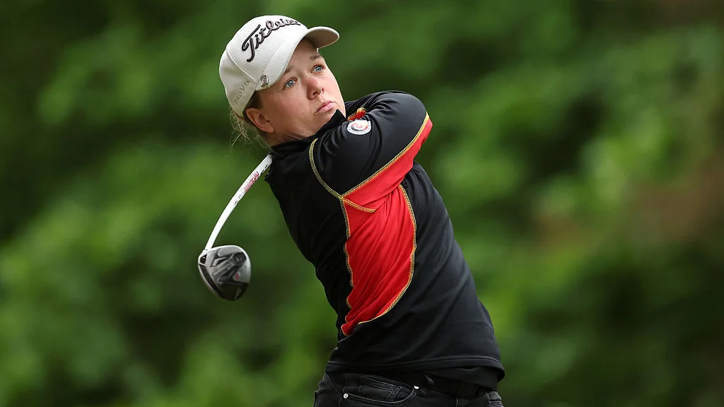 Jennifer Sraga during day one of The G4D Open at Woburn.