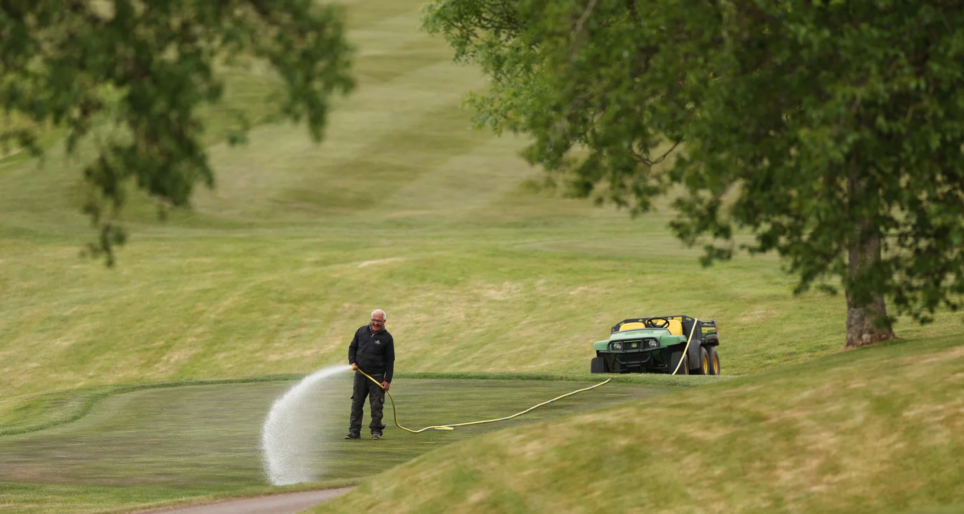 Work being undertaken on course at Celtic Manor ahead of the 2024 G4D Open.